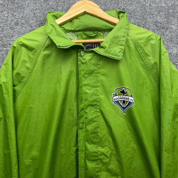 G-III Sports Jacket Men's XXL Seattle Sounders FC Green Windbreaker Soccer Top - Picture 9 of 11